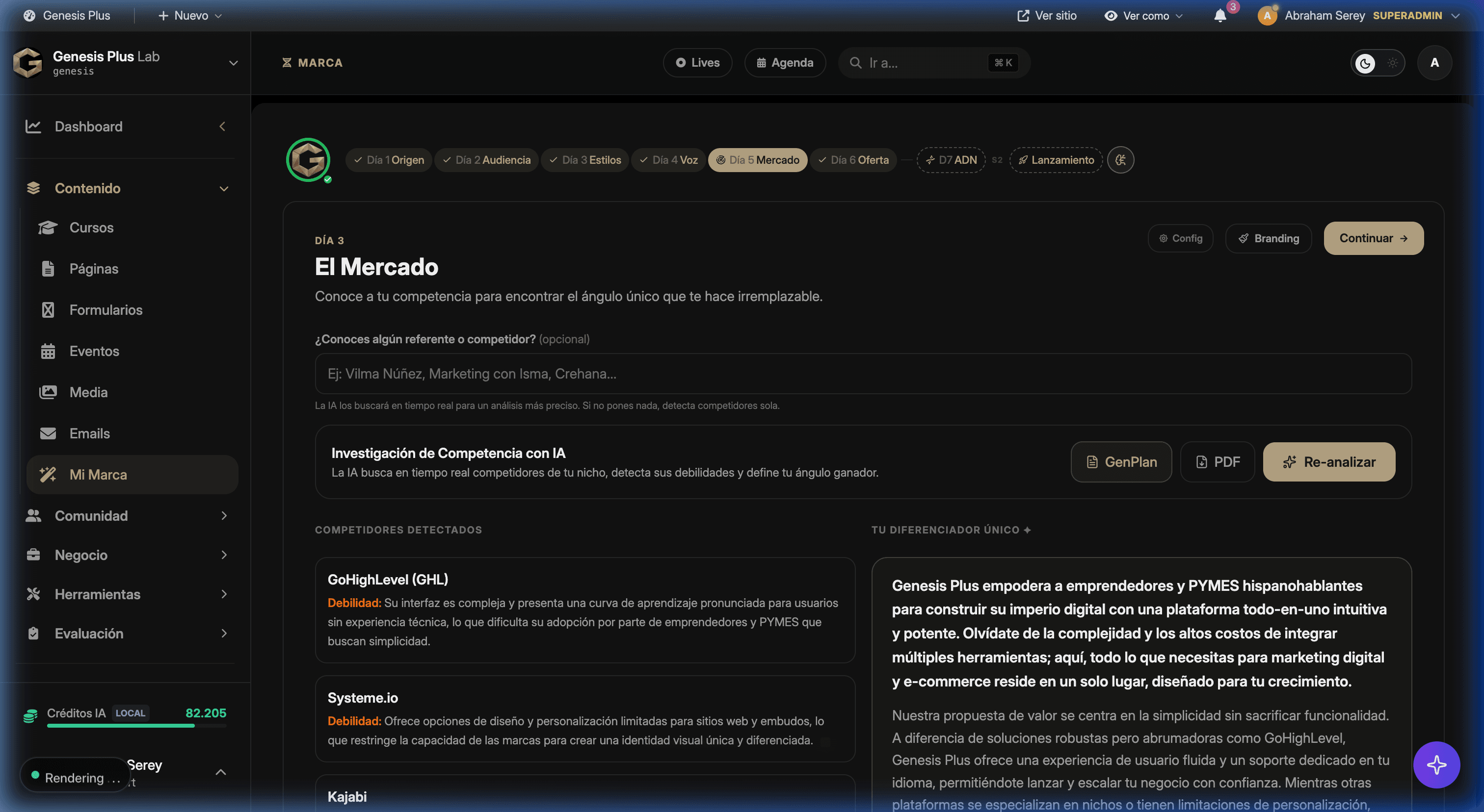Conoce tu competencia